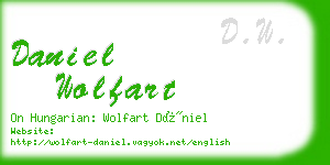 daniel wolfart business card